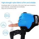 Gants de vélo demi-doigts BaseCamp BC-204 en Lycra, taille : L, taille : L
