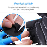 Gants de vélo demi-doigts BaseCamp BC-204 en tissu Lycra, taille : XL, taille : XL
