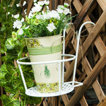 Étagères pour plantes en pot en métal ferreux, support suspendu pour pots de fleurs