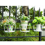 Étagères pour plantes en pot en métal ferreux, support suspendu pour pots de fleurs