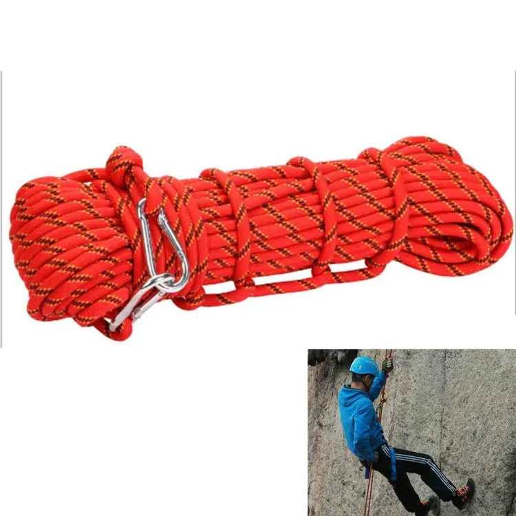 Corde auxiliaire d\'escalade corde statique corde de sécurité de sauvetage, Longueur : 20m Diamètre : 10mm, Longueur : 20m Diamètre : 10mm