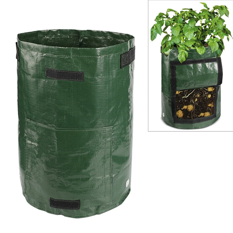 Sacs de plantation de pommes de terre PE 10 gallons Sacs de culture pour légumes Fournitures agricoles et de jardin, Taille : 35cm x 50cm, 35cm x 50cm