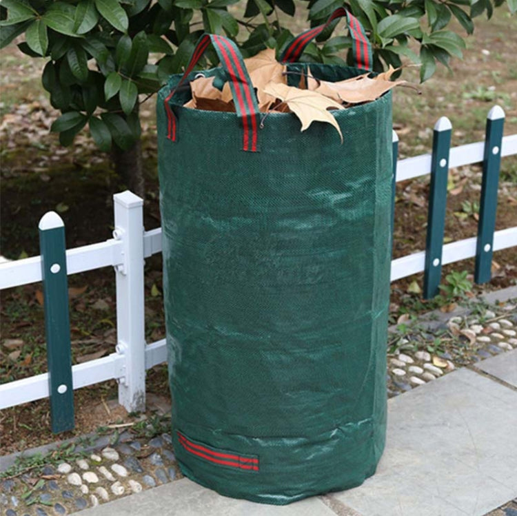 Sacs de jardin en PP pour feuilles mortes, sacs à déchets verts de 500 L, taille : 80 cm x 100 cm, 500 L