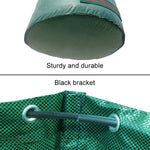 Sacs de jardin en PP pour feuilles mortes, sacs à déchets verts de 500 L, taille : 80 cm x 100 cm, 500 L