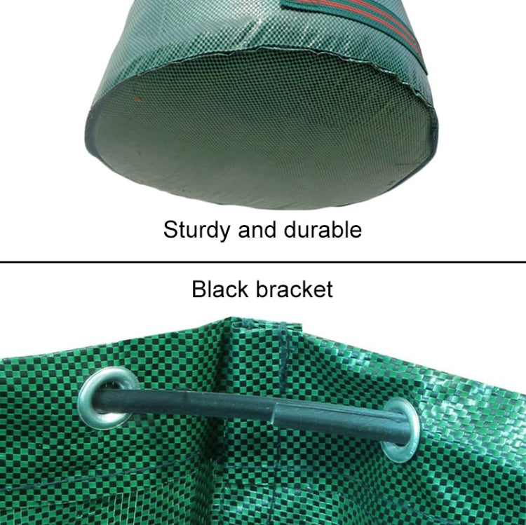 Sacs de jardin en PP pour feuilles mortes, sacs à déchets verts de 500 L, taille : 80 cm x 100 cm, 500 L