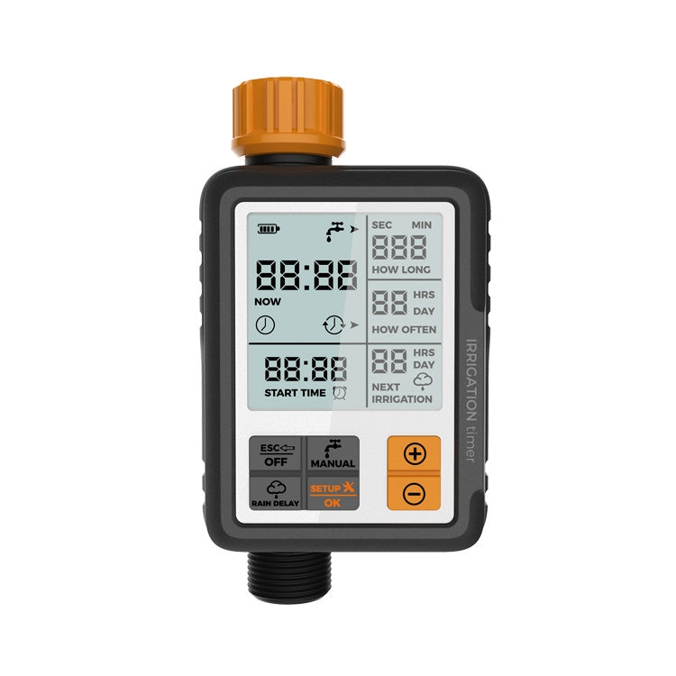 Contrôleur d'arrosage universel à écran LCD pour jardin extérieur, électrovanne, minuterie d'arrosage automatique, outil d'irrigation, dispositif d'arrosage automatique