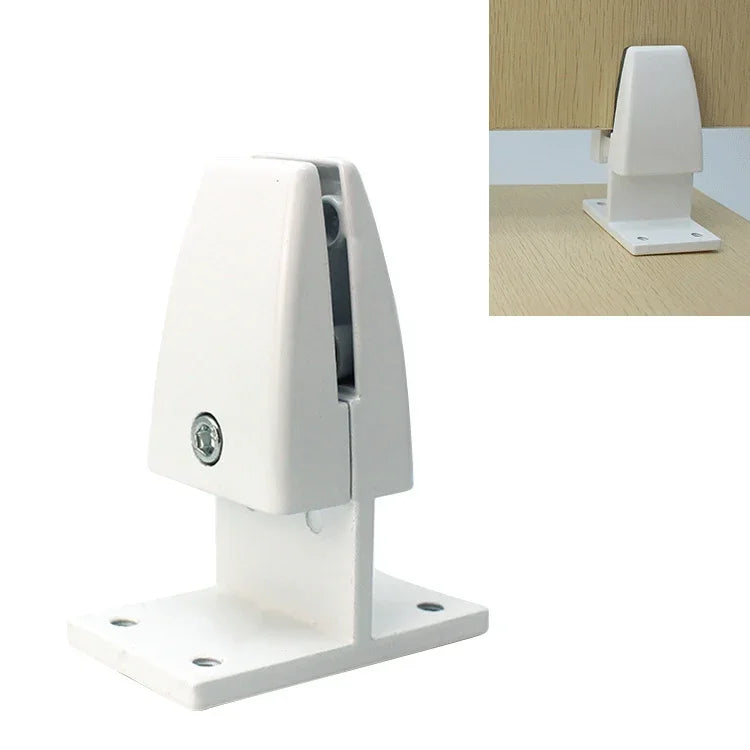 Clip de fixation d'écran de bureau en alliage d'aluminium en forme de T (blanc), Forme T (blanc)