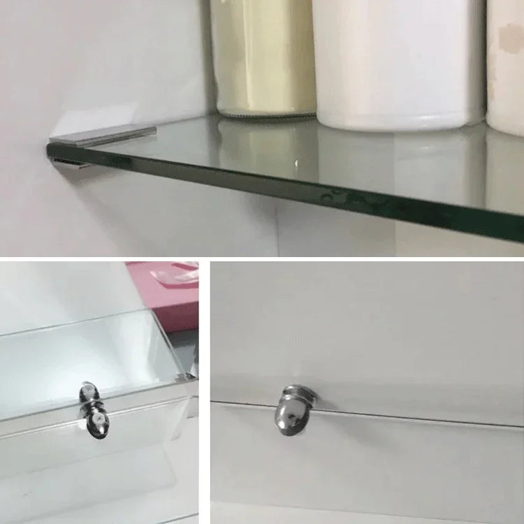 15 pièces de support fixe en alliage de zinc brillant, pince de fixation pour verre cylindrique 12mm, cylindrique 12mm