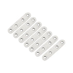 40 PCS Code de connexion en acier inoxydable, pièce de connexion droite, Numéro : 4, 4