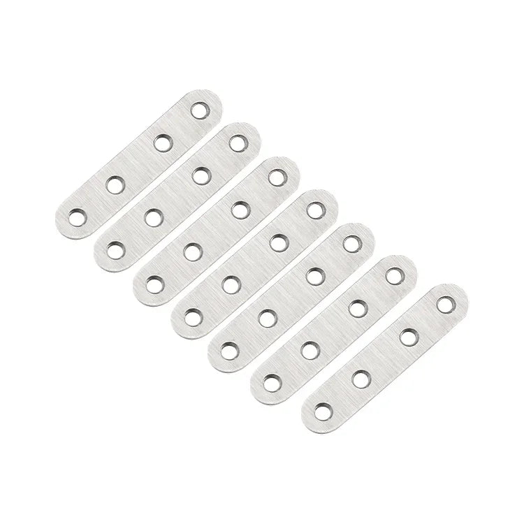 40 PCS Code de connexion en acier inoxydable, pièce de connexion droite, Numéro : 4, 4
