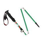 5 bâtons de trekking pliables en alliage d'aluminium à 5 sections, longueur pliée : 35CM, longueur pliée : 35CM (Noir), longueur pliée : 35CM (Vert), longueur pliée : 35CM (Bleu), longueur pliée : 35CM (Rouge)