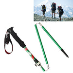 5 bâtons de trekking pliables en alliage d'aluminium à 5 sections, longueur pliée : 35CM, longueur pliée : 35CM (Noir), longueur pliée : 35CM (Vert), longueur pliée : 35CM (Bleu), longueur pliée : 35CM (Rouge)
