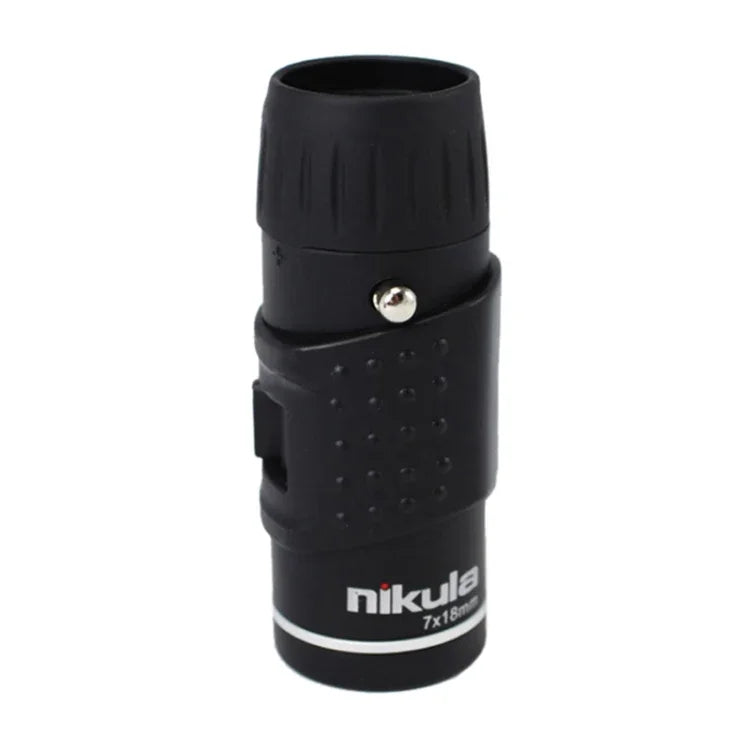 Monoculaire de poche professionnel Nikula 7*18 haute définition High Times à double mise au point et zoom, 7x18