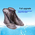 Fashion PVC Non-slip Waterproof Thick-soled Shoe Cover Size: XXXL, XXXL, Size: XXXL
