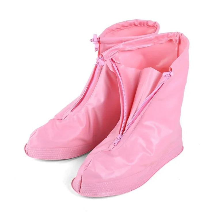 Couvre-chaussures mode enfants en PVC antidérapant imperméable à semelle épaisse Taille : M, Taille : M