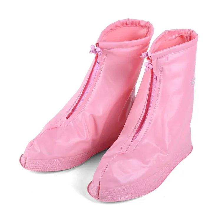 Couvre-chaussures mode enfants en PVC antidérapant imperméable à semelle épaisse Taille : XL, Taille : XL