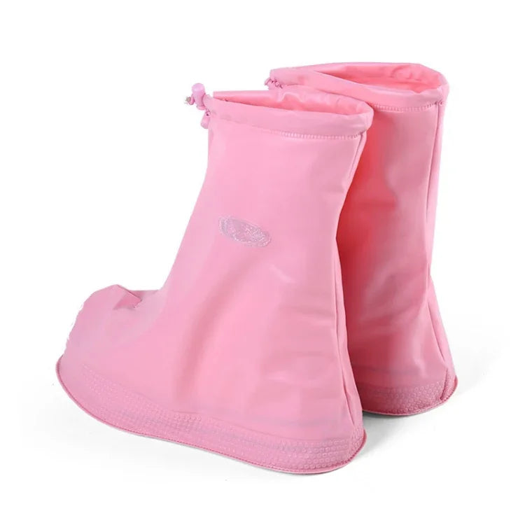 Couvre-chaussures mode enfants en PVC antidérapant imperméable à semelle épaisse Taille : XL, Taille : XL