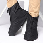 Couvre-chaussures mode en PVC antidérapant imperméable à semelle épaisse Taille : XXL, Taille : XXL