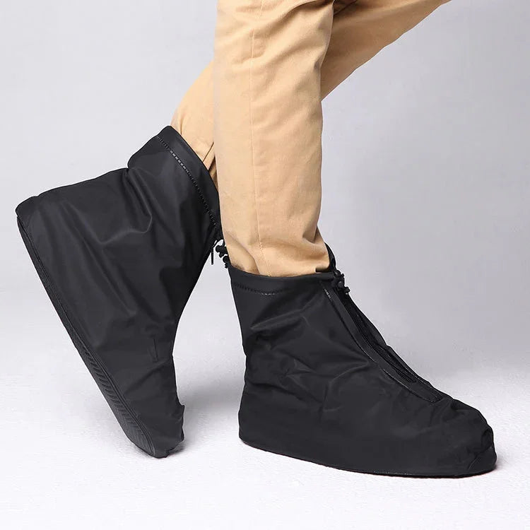 Couvre-chaussures mode en PVC antidérapant imperméable à semelle épaisse Taille : XXL, Taille : XXL