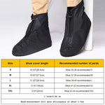 Couvre-chaussures mode en PVC antidérapant imperméable à semelle épaisse Taille : XXL, Taille : XXL