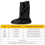 Couvre-chaussures adulte haut tube imperméable à la pluie et à la neige Taille : XL, Taille : XL