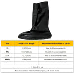 Couvre-chaussures adulte haut tube imperméable à la pluie et à la neige Taille : XXL, Taille : XXL