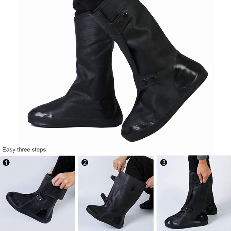 Couvre-chaussures adulte haut tube imperméable à la pluie et à la neige Taille : XXXXL, XXXXL, Taille : XXXXL