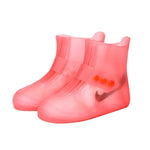 Couvre-chaussures mode intégré PVC imperméable antidérapant avec semelles épaissies Taille : 38-39, Taille : 38-39