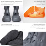 Couvre-chaussures mode intégré PVC imperméable antidérapant avec semelles épaissies Taille : 38-39, Taille : 38-39