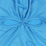 Masque de tête unisexe style cagoule en lycra élastique à double trous pour vélo, masque BT-09 (noir)