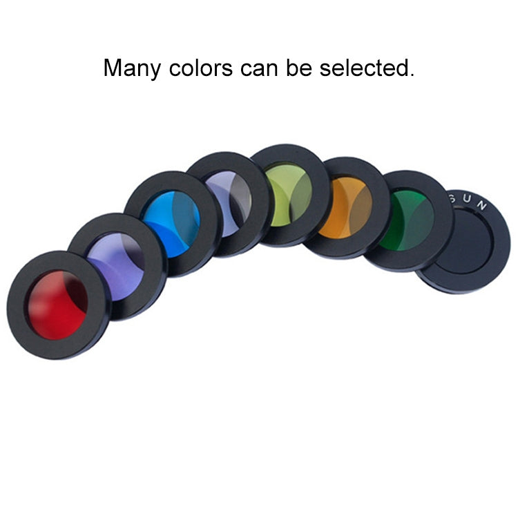Accessoires pour télescope astronomique Datyson 5P9954, filtre planétaire lune nébuleuse 1,25 pouce édition neutre, violet, rouge, jaune, noir, orange, rose, vert, bleu
