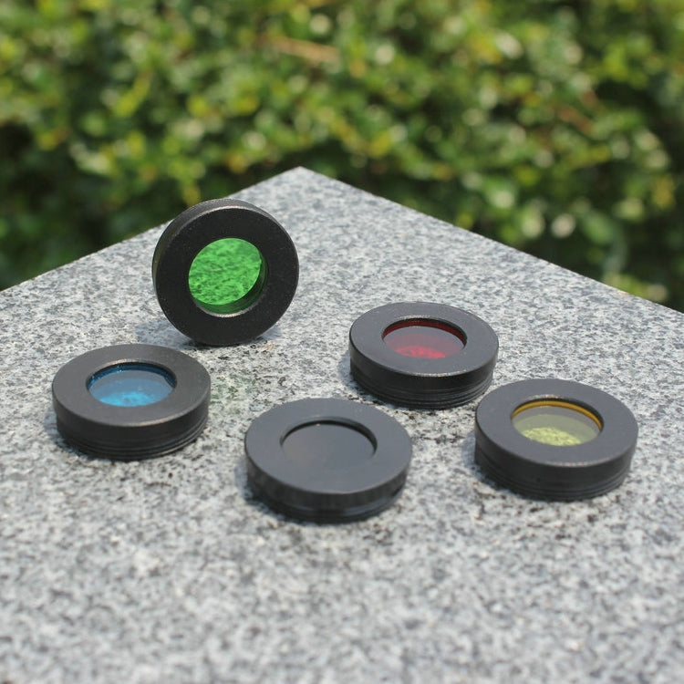 Accessoires pour télescope astronomique Datyson 5P9954, filtre planétaire lune nébuleuse 1,25 pouce édition neutre, violet, rouge, jaune, noir, orange, rose, vert, bleu