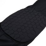 1 PC Support de genou élastique en Lycra résistant aux chocs en forme de ruche, version longue, taille : XL, XL