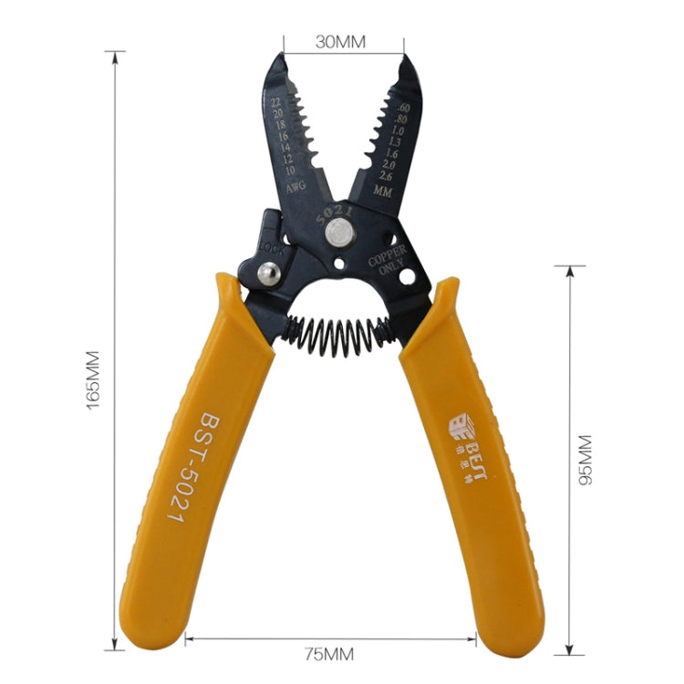 BEST-5021 Pince à dénuder portable 0,6 ~ 2,6 mm, BEST-5021