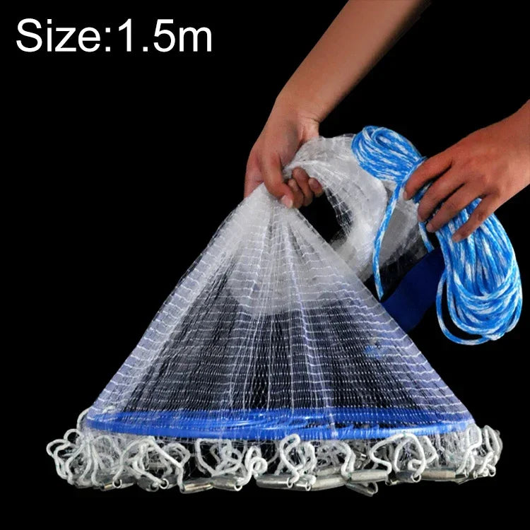Filet de pêche monofilament 300 disques volants, hauteur : 1,5 m, 300 disques volants monofilament