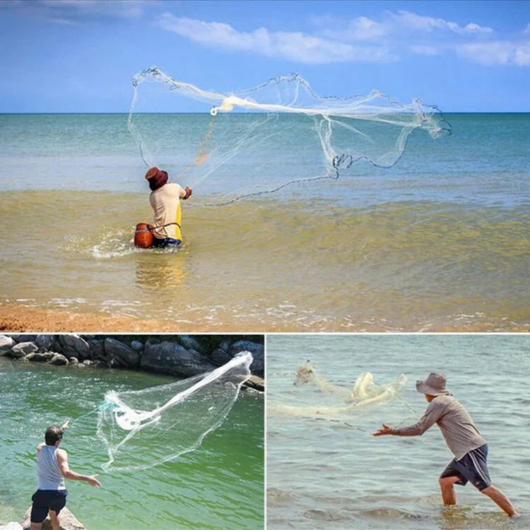 300 disques volants en fils de pneu Filet de pêche, hauteur: 1,5 m, 300 disques volants en fils de pneu