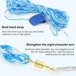 Filet de pêche à lancer 360 en cordes de pneu, hauteur : 1,8 m, 360 en cordes de pneu