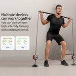 Pompe portable Unitree Pump pour gym à domicile, machine à câble à résistance réglable 4,4-44 lbs, Pompe (bleu foncé), Pompe (bleu orange), Pompe (blanc), Pompe (rose)