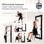 Pompe portable Unitree Pump pour gym à domicile, machine à câble à résistance réglable 4,4-44 lbs, Pompe (bleu foncé), Pompe (bleu orange), Pompe (blanc), Pompe (rose)