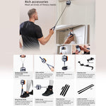 Pompe portable Unitree Pump pour gym à domicile, machine à câble à résistance réglable 4,4-44 lbs, Pompe (bleu foncé), Pompe (bleu orange), Pompe (blanc), Pompe (rose)