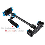 Stabilisateur portable en fibre de carbone PULUZ 38,5-61cm pour appareils photo numériques reflex et caméscopes, plage de charge : 0,5-3 kg, P60T Bleu, P60T Rouge