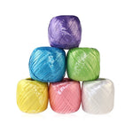 Plastic Strapping Packing Rope Tear Film Straw Rope, Random Color Delivery