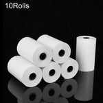 10 rouleaux de papier thermique pour caisse enregistreuse 57 x 25 mm, papier d'impression pour reçus