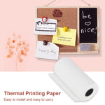 10 rouleaux de papier thermique pour caisse enregistreuse 57 x 25 mm, papier d'impression pour reçus