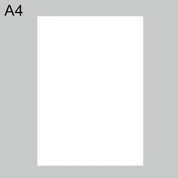 100 pcs / paquet papier imprimante autocollant A4, A4 (blanc), A4