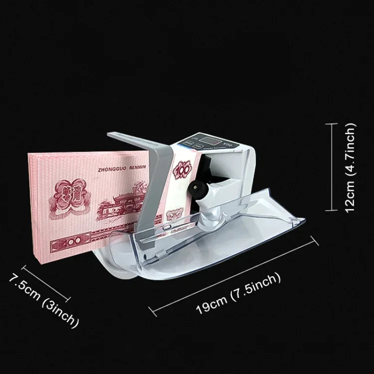 Mini-compteur de billets de banque portatif V30 pour devises multiples, prise UE, prise UE