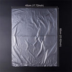 100 pcs sac d'emballage plastique PE anti-poussière anti-humidité 1,6C, taille : 45 cm x 60 cm, 45 cm x 60 cm