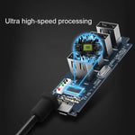 ORICO W5P-U3-30 HUB de bureau USB 3.0 4 ports avec câble Micro USB 30cm alimentation, W5P-U3-30 Noir