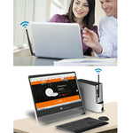 Adaptateur sans fil USB WiFi 2 en 1 Bluetooth 4.0 + 150 Mbps 2,4 GHz avec antenne externe 2D1