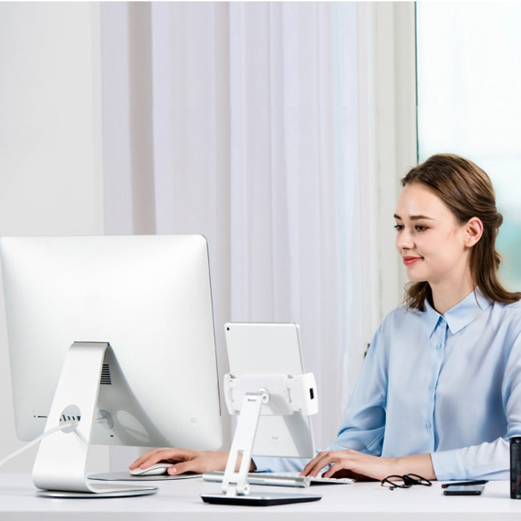 AP-5M Support d'écran d'ordinateur iMac en alliage d'aluminium avec base rotative à 360 degrés
